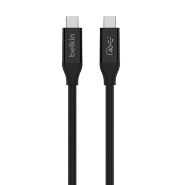 Belkin USB4 USB-C to USB-C Cable (0.8M/2.6ft) - Black